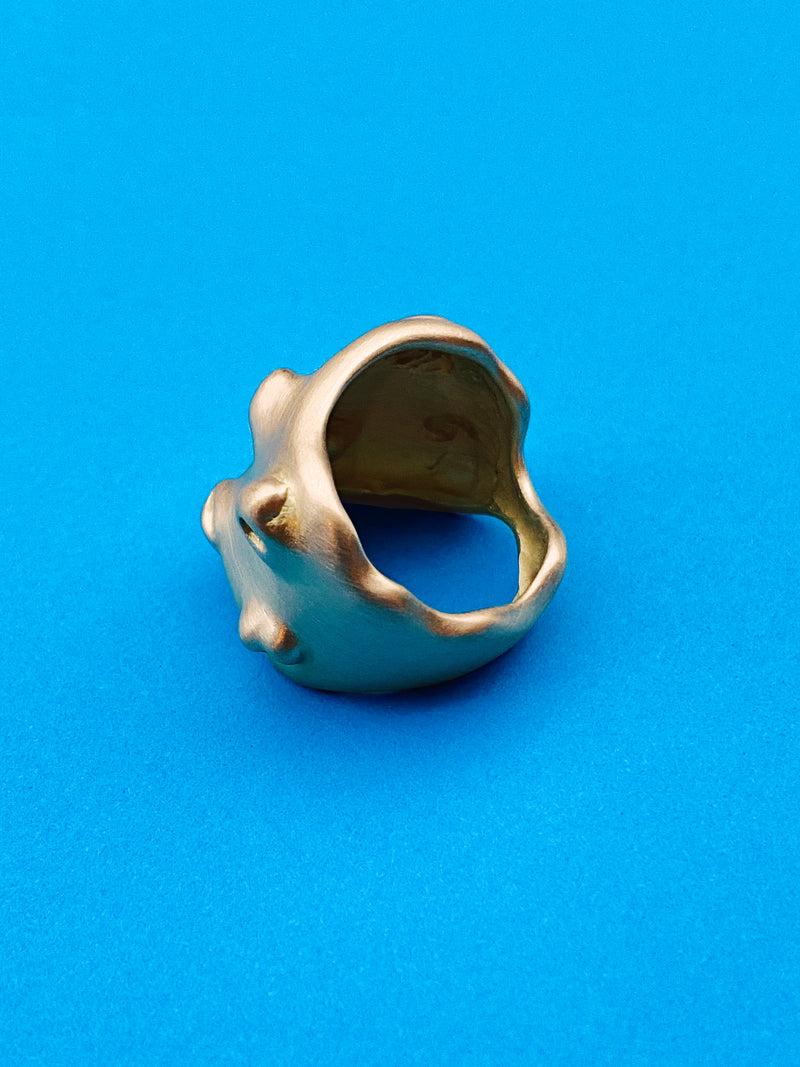 Gold 18K Ring Danish Design Jo Riis-Hansen Jewelry Jewellery Handmade Art Smykker Ring Dansk Design Håndlavet Specielt Design Kunst Guld 